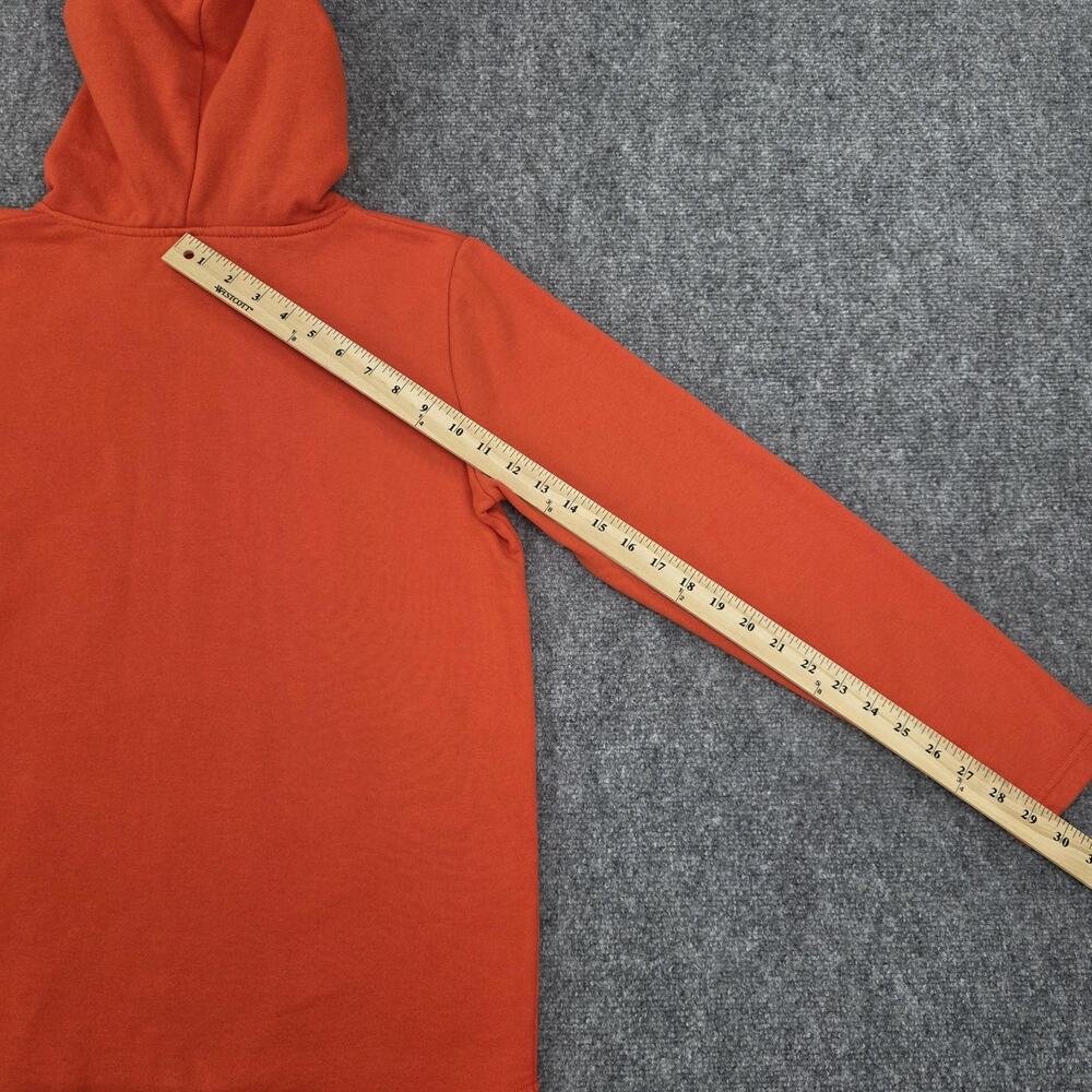 Clemson Tigers Sweatshirt Mens Large Orange Hoodie NCAA Colosseum Paw Pullover - Picture 8 of 15